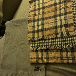 Steve Madden Checkered Scarf - Set Of 2, Gently Used..,